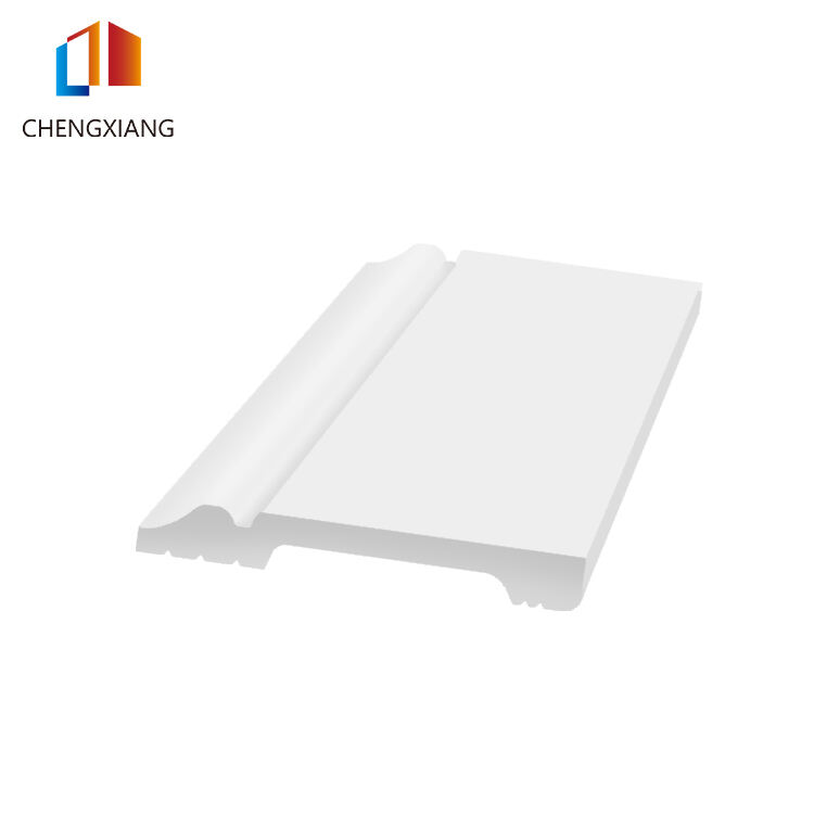 Decorative PS Plastic Baseboard Skirting Board and Architect Builders, 100mm*12mm