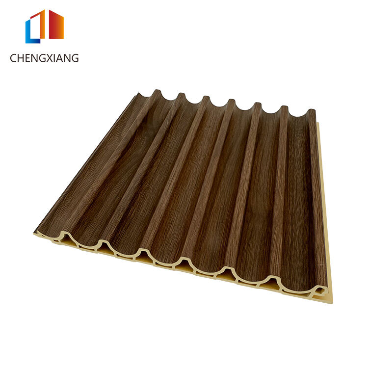 Concaved pvc and wpc wall panel with factory price, 178mm*14.3mm