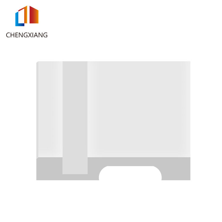 4.72inch baseboard led lighting PS skirting board, 120*18mm