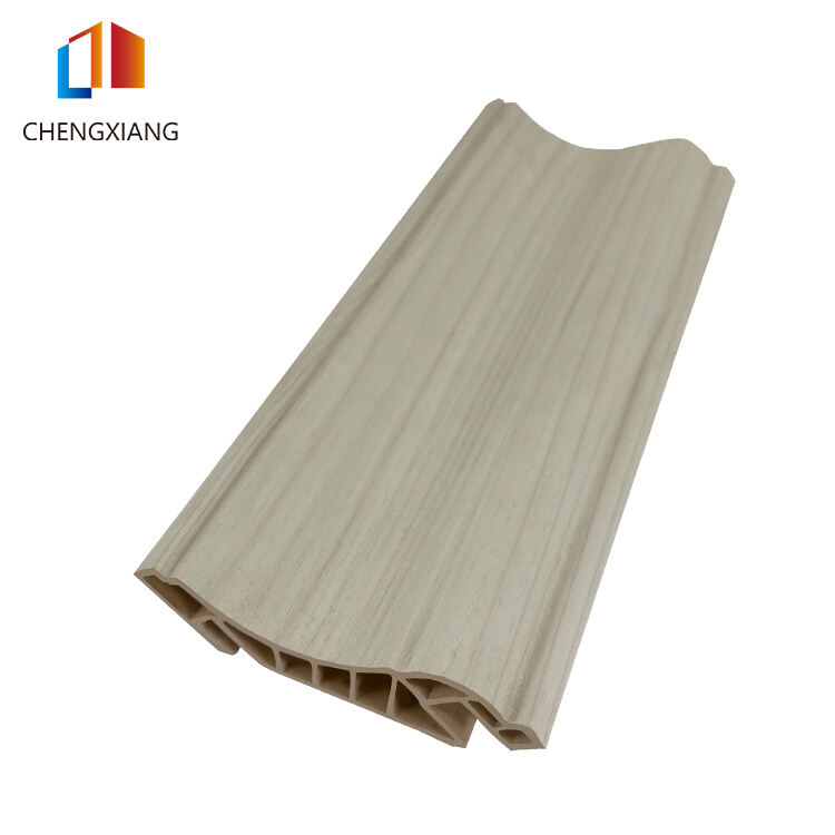 WPC PVC Cornice Moulding Skirting Board for Ceiling 100mm*65mm