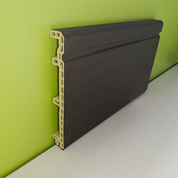 10cm 100mm 4 inch pvc skirting board baseboard trim moulding,white /black