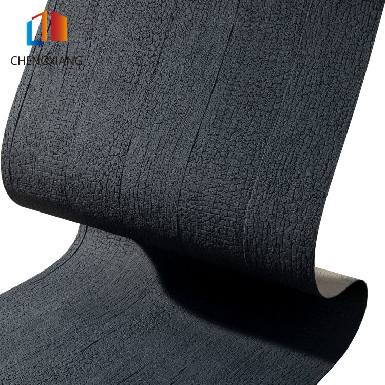 Carbonized Wood Flexible Stone Wall Panels, 1180*2800*3mm