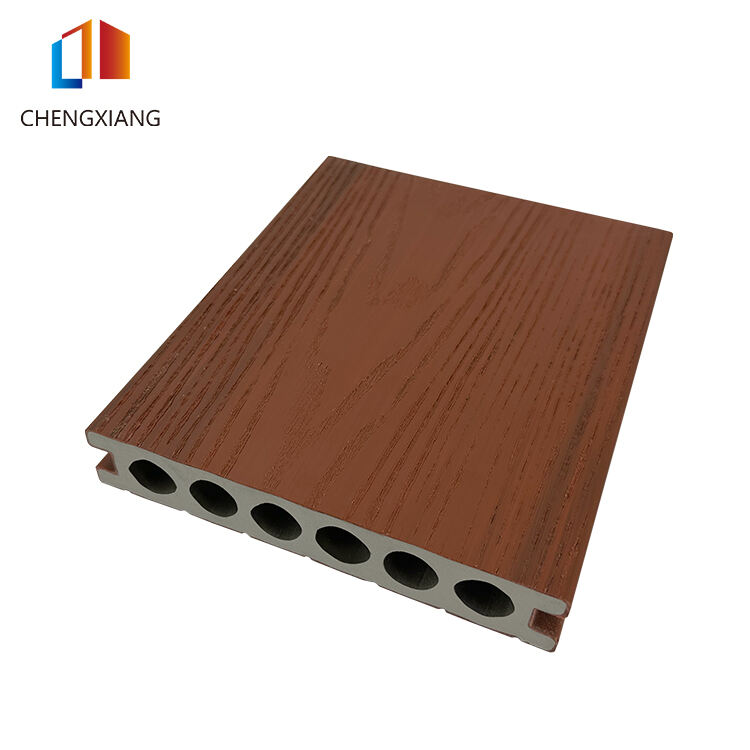Outdoor WPC Decking Tiles for Garden Pool Flooring Decoration, 140mm*25mm