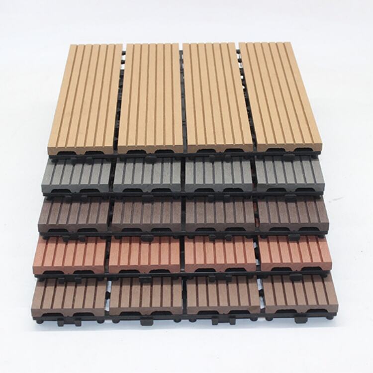30x30cm DIY WPC Non Slip Outdoor Waterproof Composite Decking Board