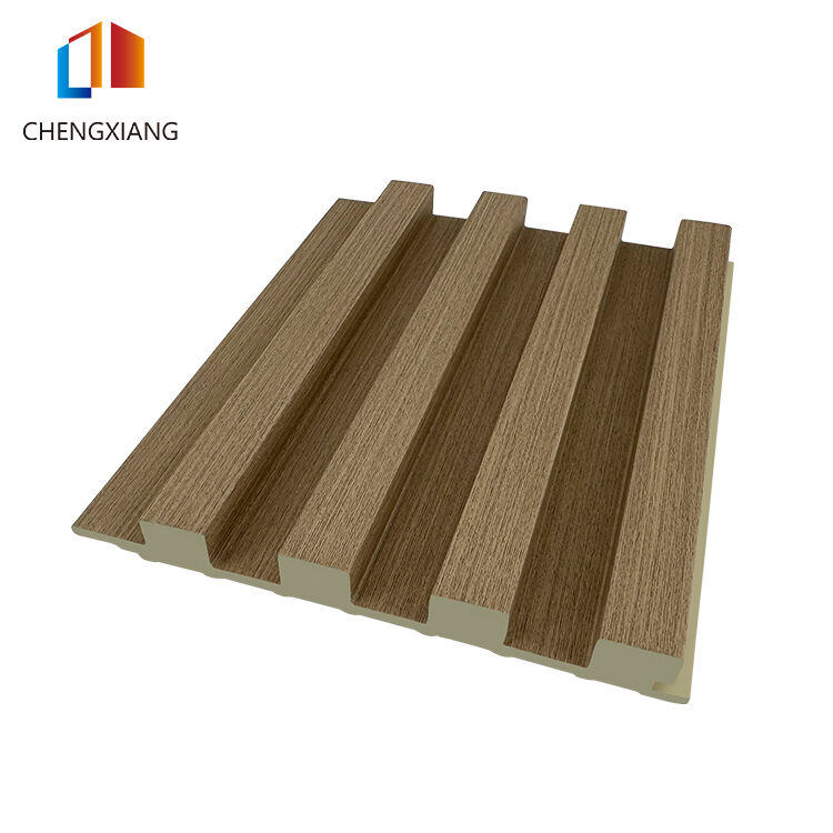 WPC Fluted Wall Panel Solid Design, 159*16mm