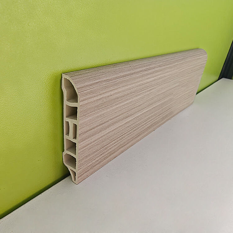 Light 0ak Wood Effect PVC Trim Skirting Board 60mm 65mm 2.5 inch