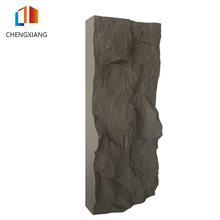 PU Culture Stone Rock Veneer Bedroom Wall Board Manufacturers, 1200mm*600*100mm