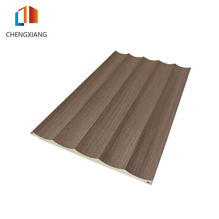 Wooden Feature PVC Wood Panels WPC Wall Cladding, 125*7.8MM
