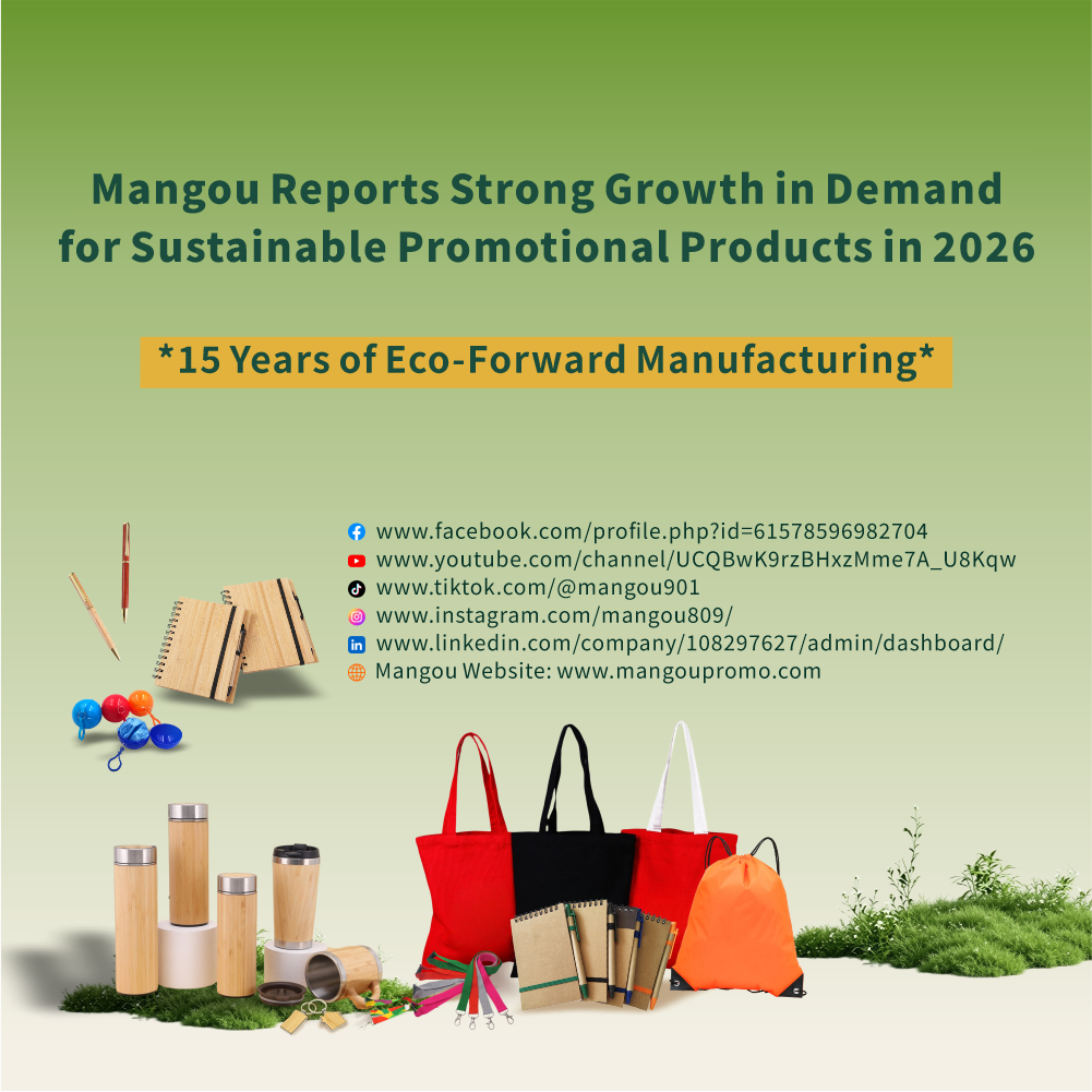 Mangou Reports Strong Growth in Demand for Sustainable Promotional Products in 2026
