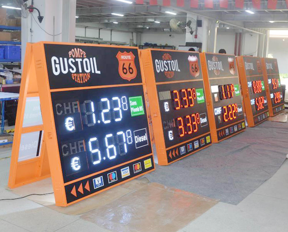 ¿Qué duración de garantía se considera justa para la señalización moderna de estaciones de servicio?