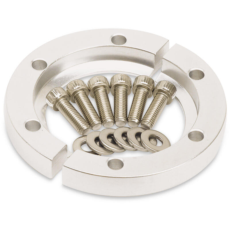 TAB01 KF Bulkhead Clamp Aluminum Vacuum Flange KF16/KF25/KF40/KF50 High Quality Vacuum Clamp Fitting NW16/25/40/50 and for Simple HV Chamber Pots