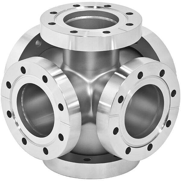 FXG61 CF 6-Way Cross SS304 SS316L Stainless Steel Thru Holes 3/4