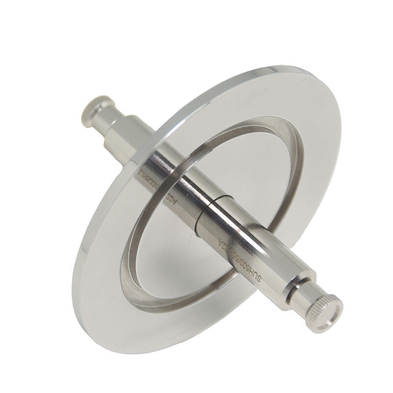 ကိုယ်ပိုင်ထုတ်လုပ်မှုဖြစ်သော Feed Vacuum SS304/SS316L Fiber Optic Feedthrough Flange KF25/40 Female Surface NW25/40 Vacuum Fitting