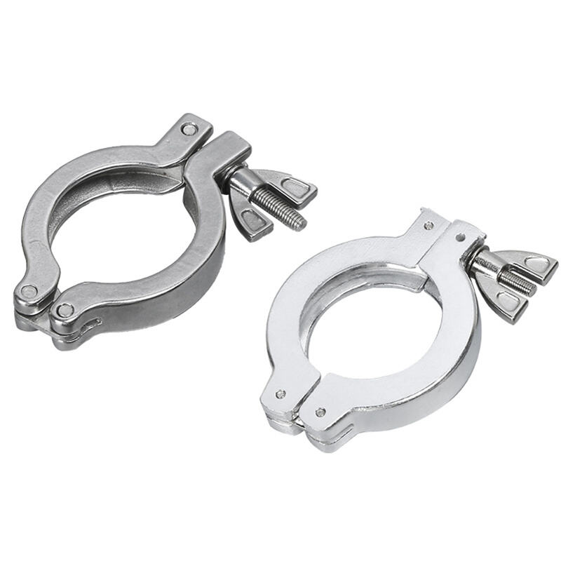 FCD81 KF Double Pin Clamp Swing NW Aluminum and SS304 Stainless Steel Wing Nut Vacuum Clamp Flanges KF16-KF50/NW16/NW50 Fitting