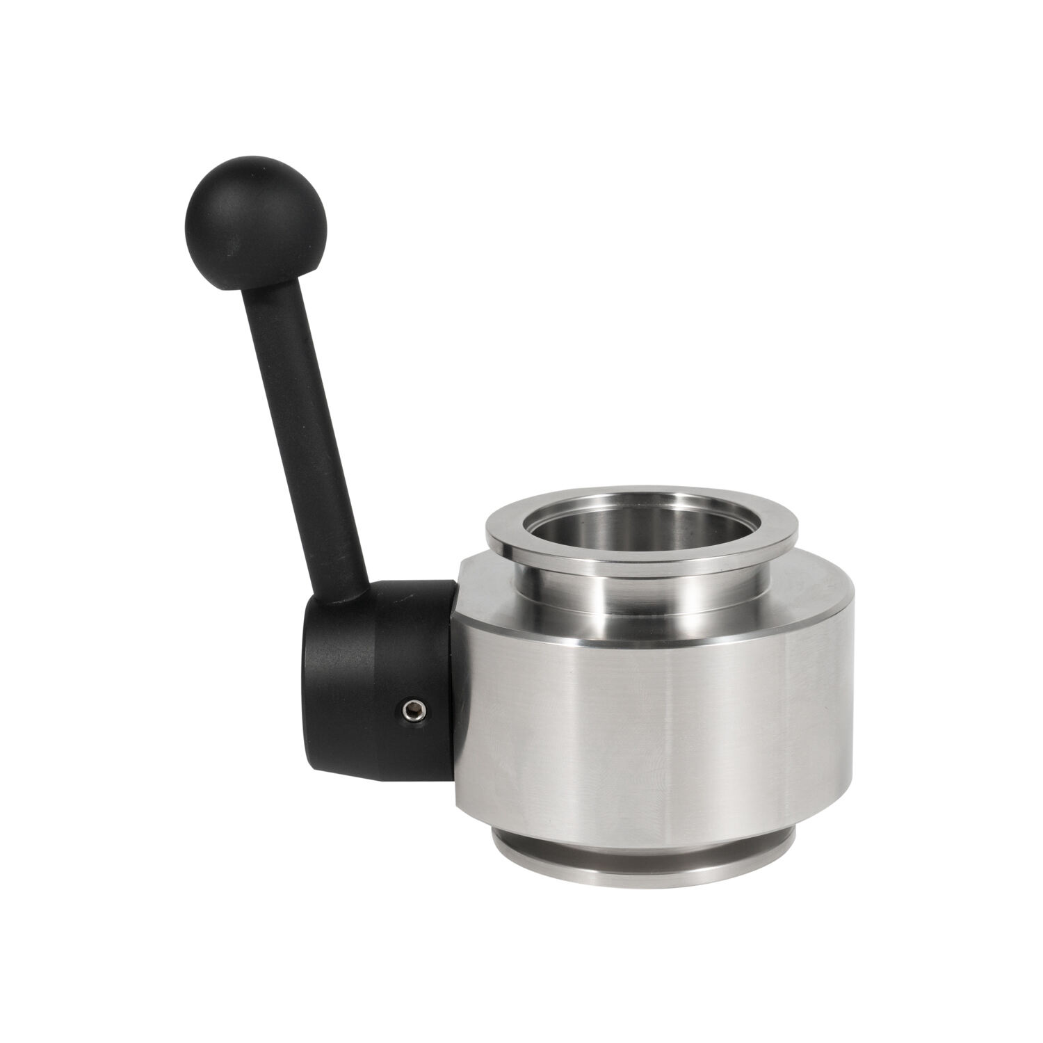 VBK01 KF Flange Butterfly Valve KF25/KF40/KF50 High Quality Vacuum Swivel Valve Plate with FKM Seal SS304/SS316L Stainless Steel Flow By Adjusting NW25/NW40/NW50