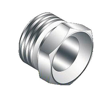 စတိန်းလက်သံမဏဲဘိုလ်ချူး (Male Nut) SS316L စတိန်းလက်သံမဏိ QCR-Metal Face ခလုတ် 1/8