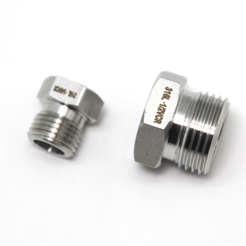 FDN/FDM Female /Male Nut Stainless Steel 316L Bolts QCR-Metal Face Fitting 1/8