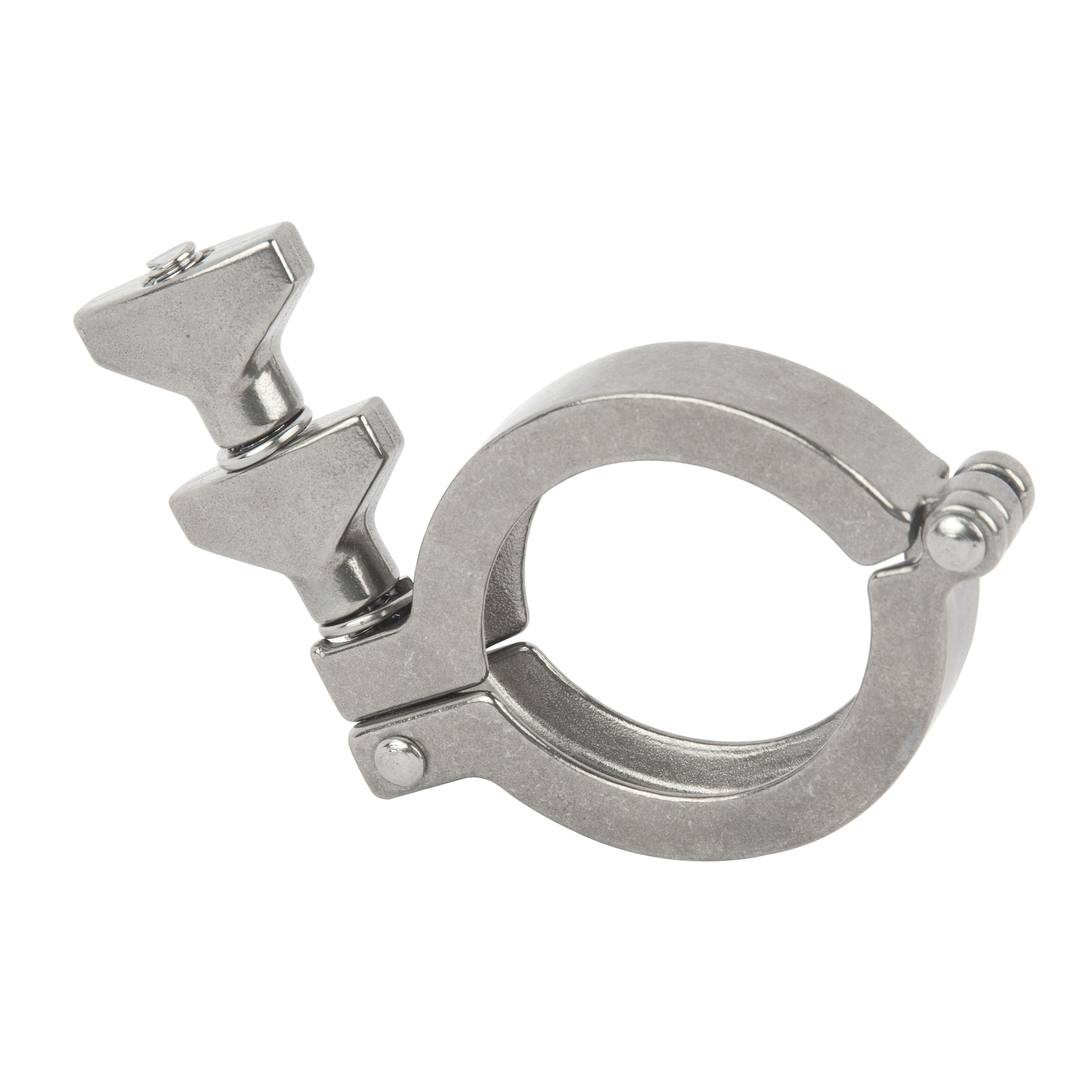 FCC83 Double Nut Vacuum Single Clamp KF16-50/NW40 Semiconductor Accessories Quick Release Clamp SS304/SS316L Stainless Steel Fittings 