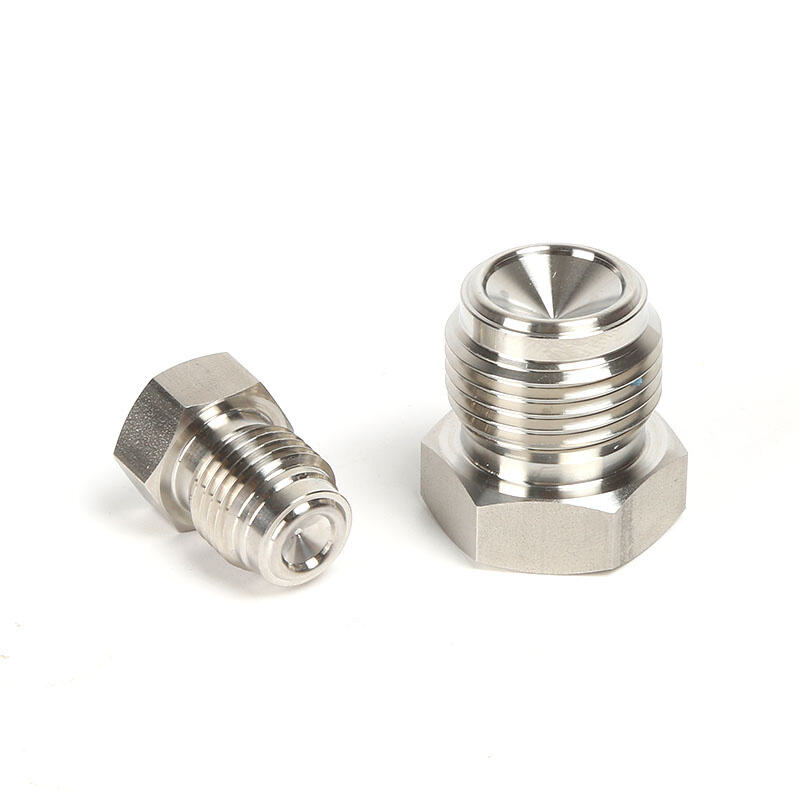 FDP Stainless Steel End Plug SS316L QCR-Metal Face Fitting 1/8