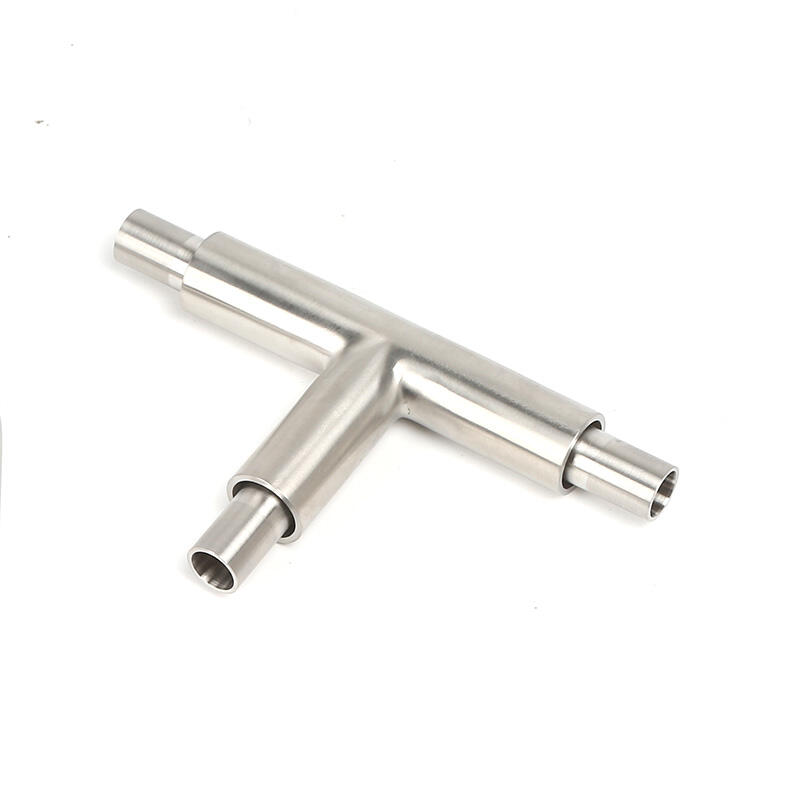 Coaxial Tubing Tee အဆင့်မြင့်သန့်စင်မှုရှိ SS316L Coaxial Fitting စတိန်းနီးစ်သံမဏဲ BA/EP အရည်အသွေးမြင့် အဆင့်မြင့်သန့်စင်မှု (UHP) Tubing