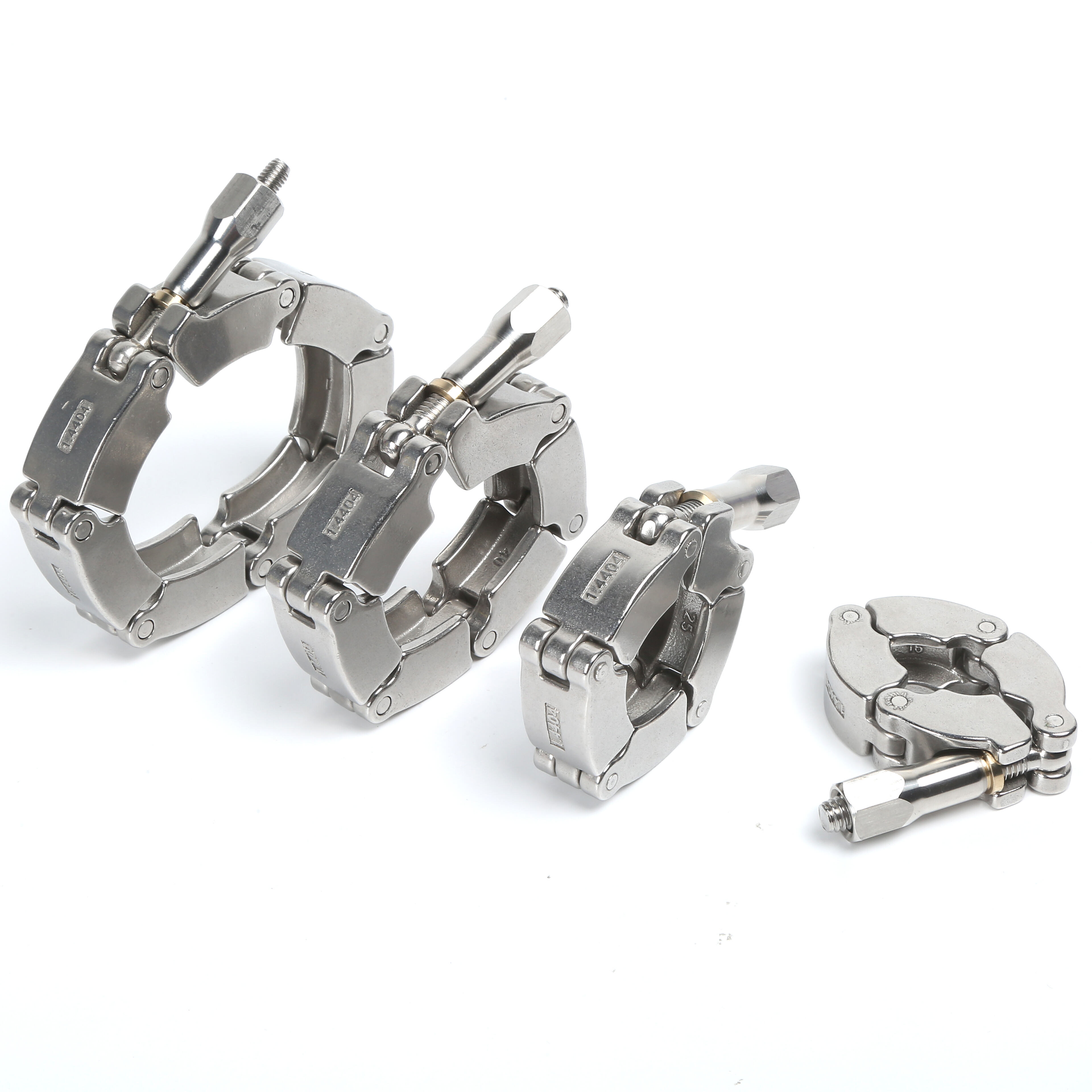 FCN83 SS316L Stainless Steel KF Chain Clamp Vacuum Fitting Flange KF16/KF25/KF40/KF50 High Quality Vacuum Clamp NW16-NW50