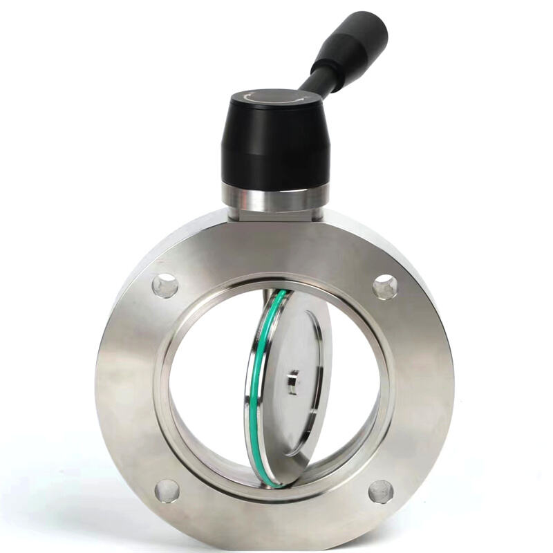 VBG01 High Vacuum Butterfly Valve SS304/SS316L Stainless Steel ISO-F63-200 High Quality Butterfly Valve Manual/Pneumatic/Electric
