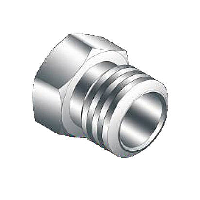 High Flow Male Nut Stainless Steel High Purity Vacuum SS316L (QCR) Fitting BA/EP High Quality High Flow Male Nut  Matel Face Seal Fitting