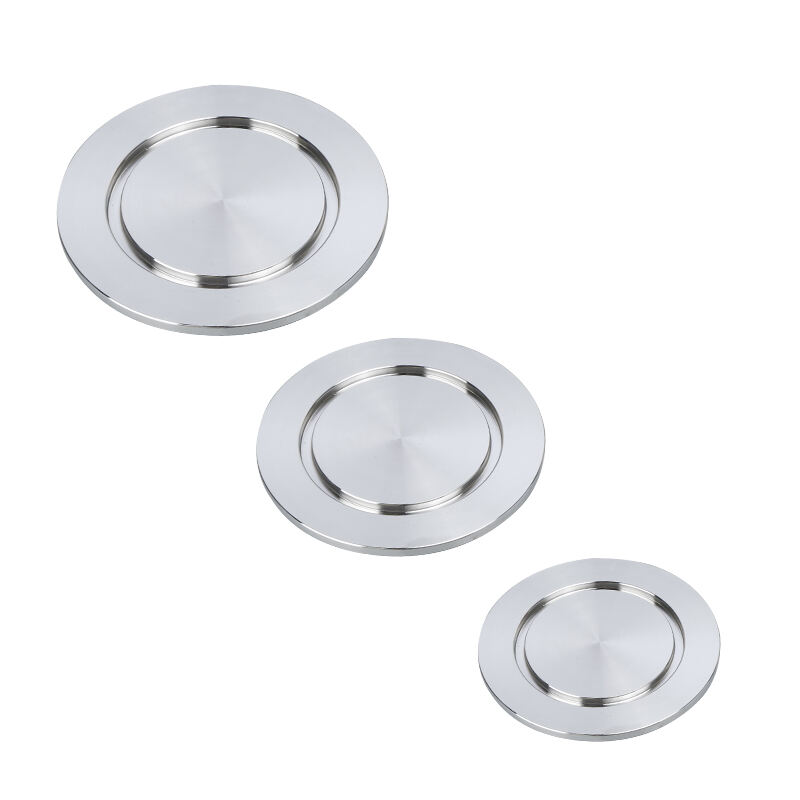 FBB81 Blank Flange KF16-KF160 NW16-50 Stainless Steel SS304 SS316L Aluminum PTFE Vacuum Flange Components High Quality Blank Fitting