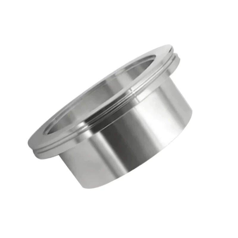 FLW73 ISO-K Half Nipple Stainless Steel SS304/SS316L Flange Fitting Smooth Vacuum Clamp Weld High Quality Nipple ISO63-500 L=30/100MM
