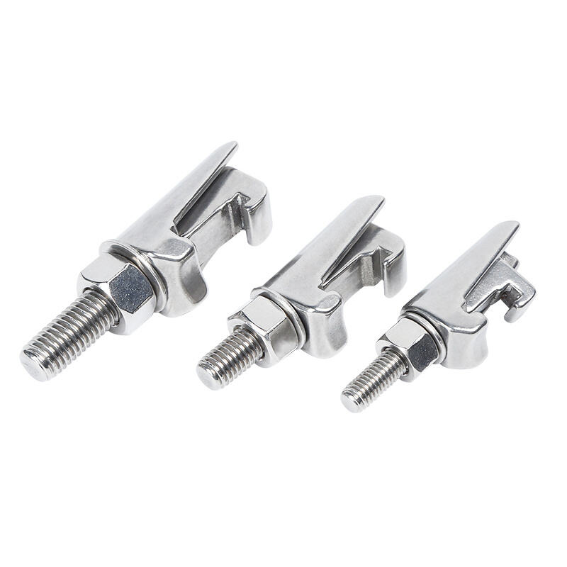 FCG81 ISO Double Claw Clamp SS304 Stainless Steel FlangeM8/M10/M12/M12*95 Low Pressure Vacuum Pipe Fittings