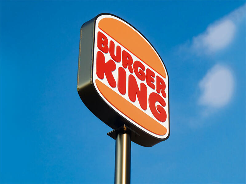BurgerKing Retail Restaurant Signboard  
