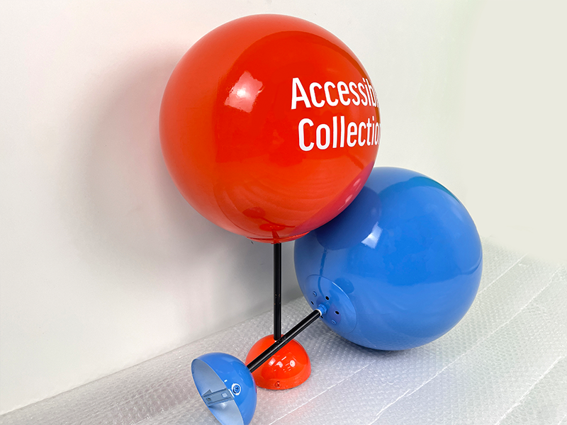 balloon 3D vacuum forming colourful electroplate vacuum forming plastic