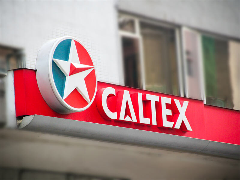 Caltex Gas Station Sign