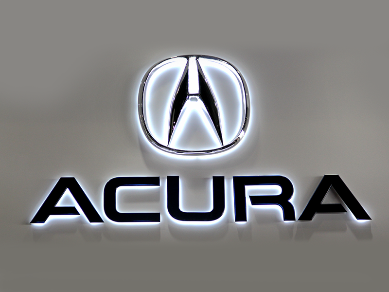 Acura Automotive Showroom Signage