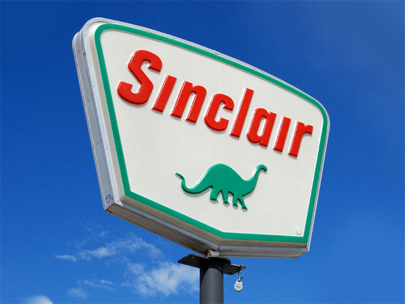 Sinclair Gas Station Sign
