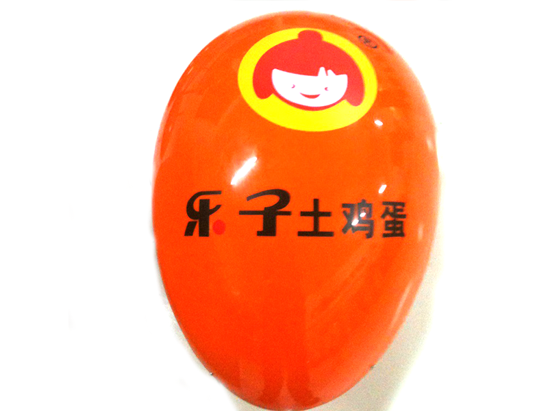 Egg vacuum forming 3D custom acrylic sign 