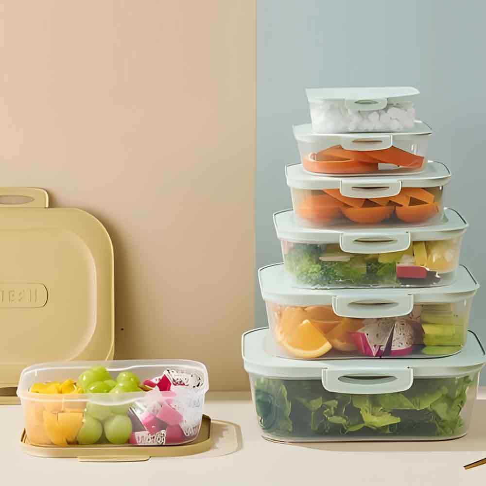 Multi-Sized Clear Plastic Food Container Set