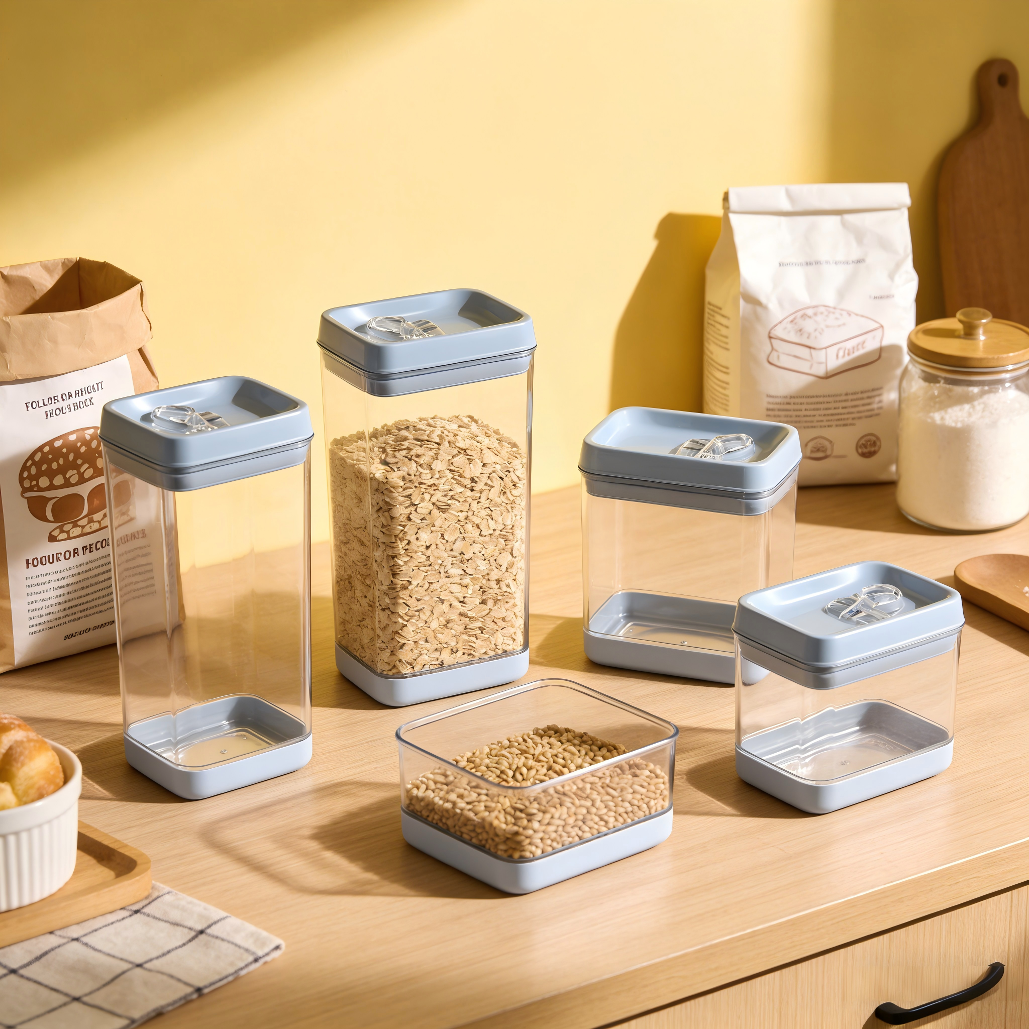 Airtight Moisture-Proof Kitchen Storage Containers