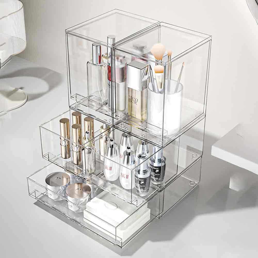 Transparent Drawer-Type Cosmetic Storage Box