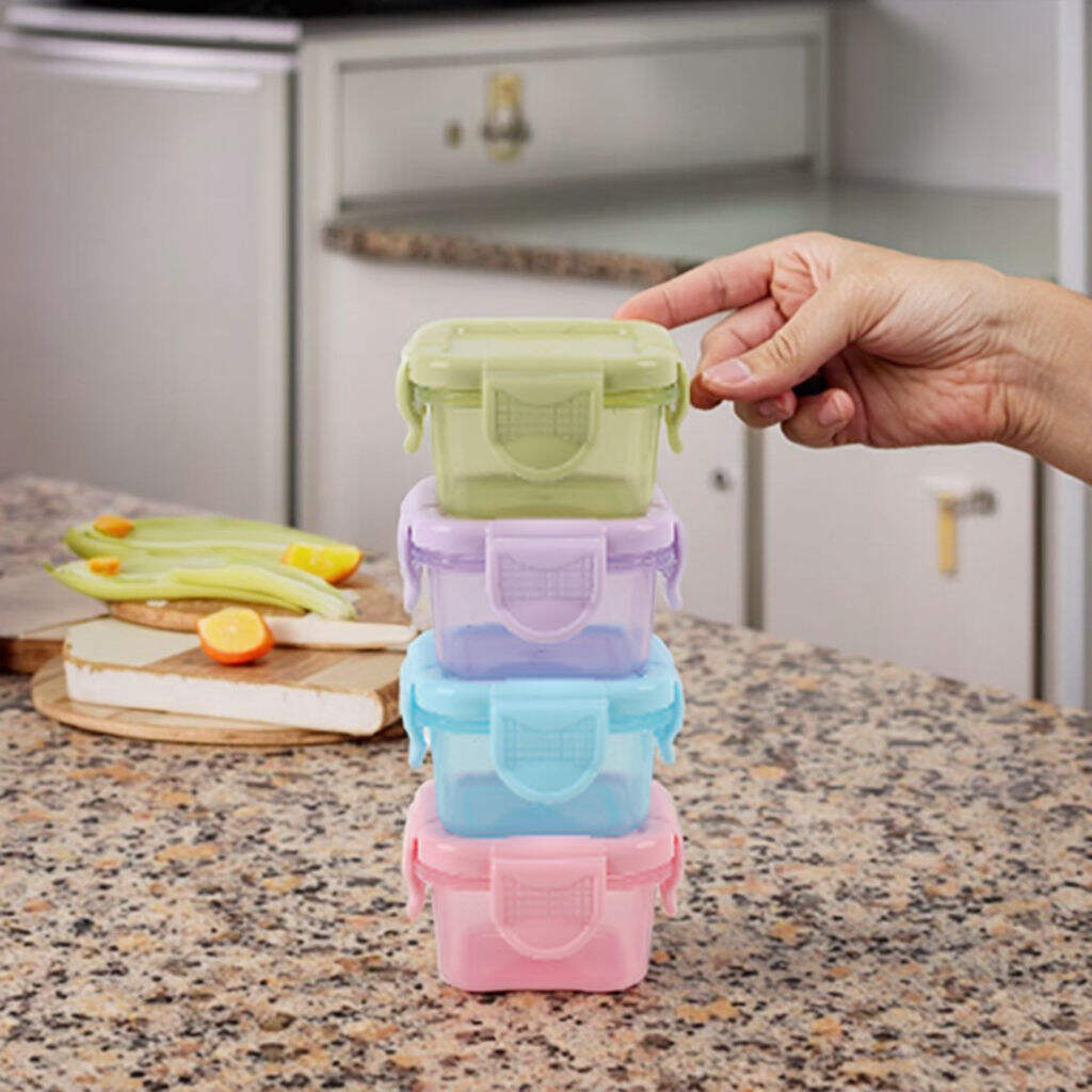 How to stack plastic storage boxes safely without tipping over?
