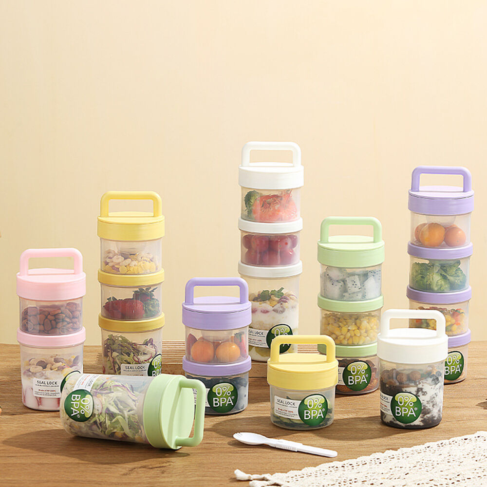 Stackable Portable Salad Cup