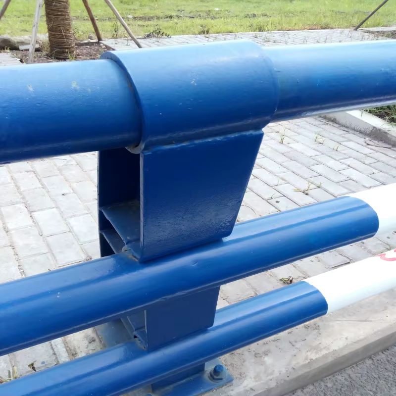Q235 Steel Plate  Pedestrian Guardrail 114/89 Steel Pipe with Anti-Climb Design, Ideal for Public Spaces and Sidewalks supplier