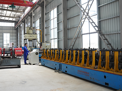 Linie de producție a balustradelor ondulate