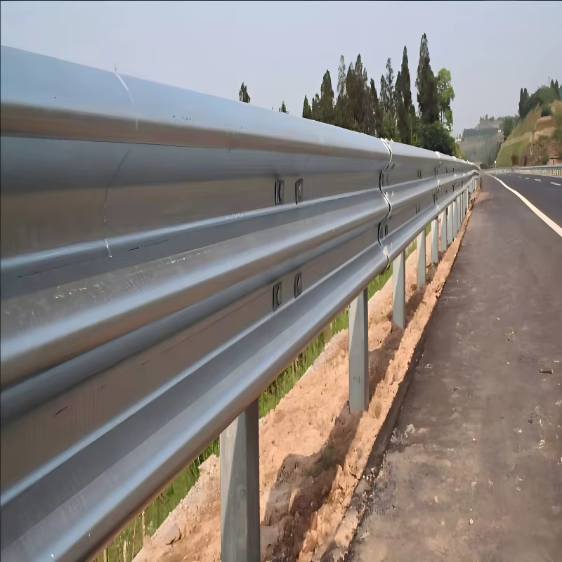 BXHL11  Beam Steel Highway Guardrail Crash Barrier Outdoor Safety Protection with Plastic Material manufacture