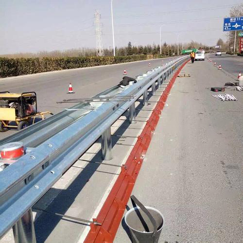 What environments fit corrugated steel beam guardrail?