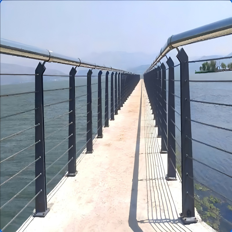 How to clean cable railing without scratching it?