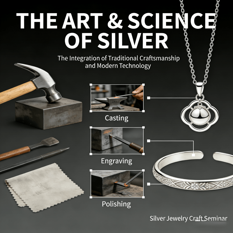 ศิลปะและวิทยาศาสตร์: คู่มือฉบับสมบูรณ์สำหรับกระบวนการผลิตเครื่องประดับเงิน