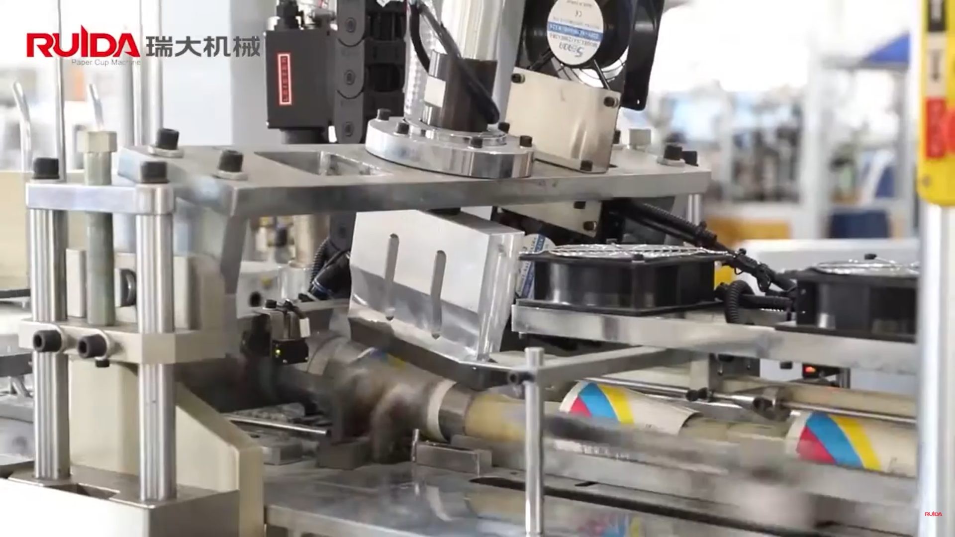 máquina totalmente automática para copos de papel 100A para melhorar sua produção