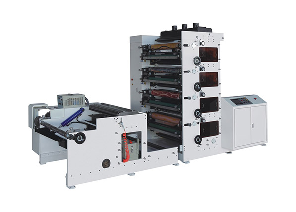 4-6 fargers flekso trykkingmaskin