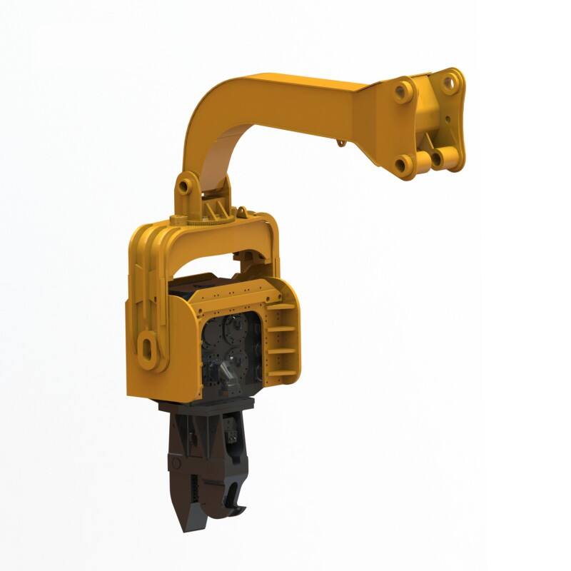 Equipo de hincado para excavadora V-700 con martillo vibratorio hidráulico de alta frecuencia